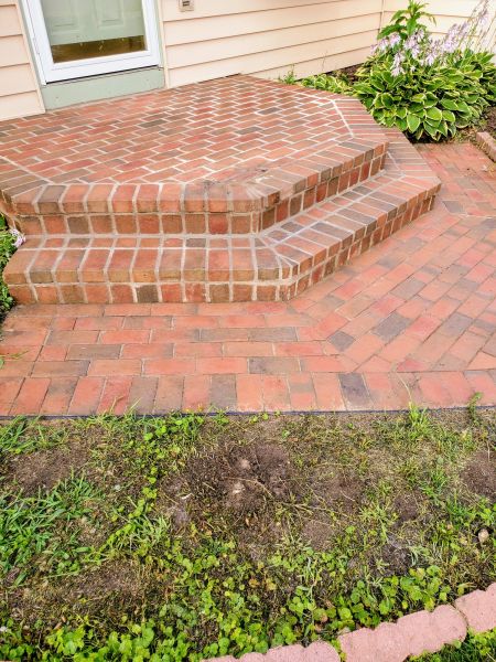 Brick Stoop Repair in Kirkland